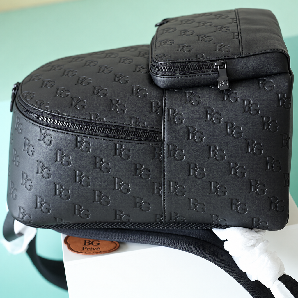 Racer Backpack in Monogram Shadow Black