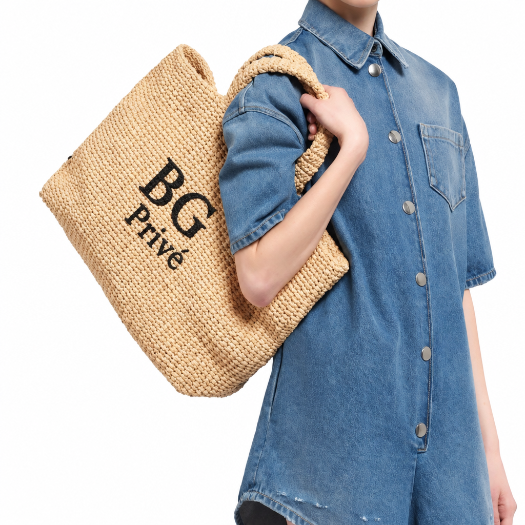 Crochet Tote Bag – Natural