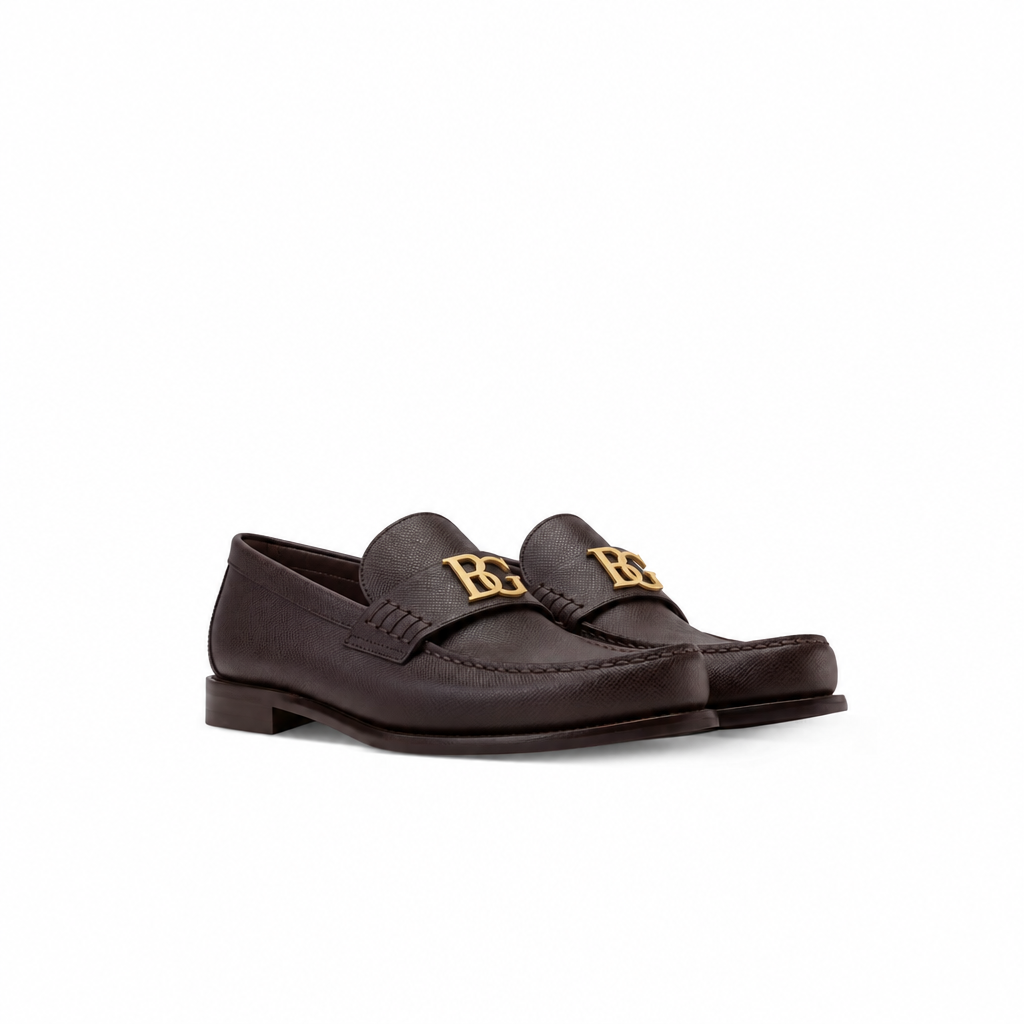 Major Loafer in Marron Taiga Leather