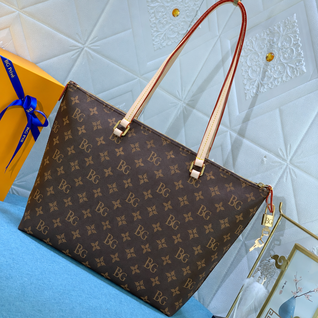 Iena MM Monogram Zip-Top Tote Bag