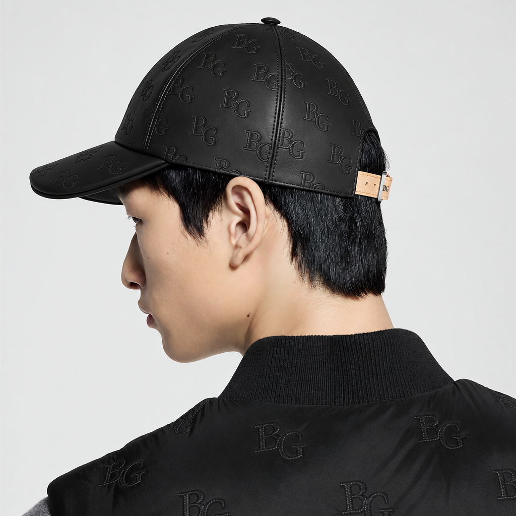 Monogram Shadow Leather Baseball Cap