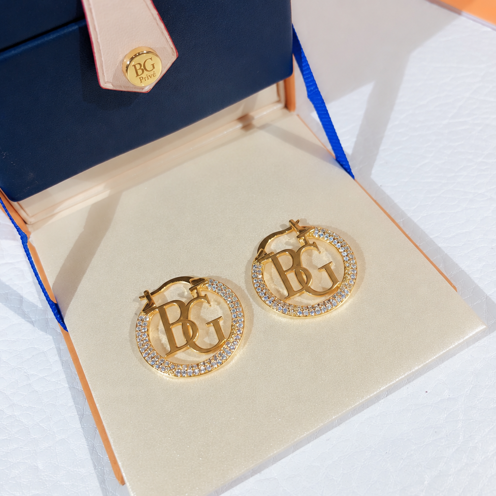 Louise Earrings Louise By Night Gold Studs