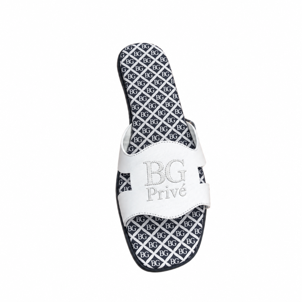 Isola Flat Mule in White