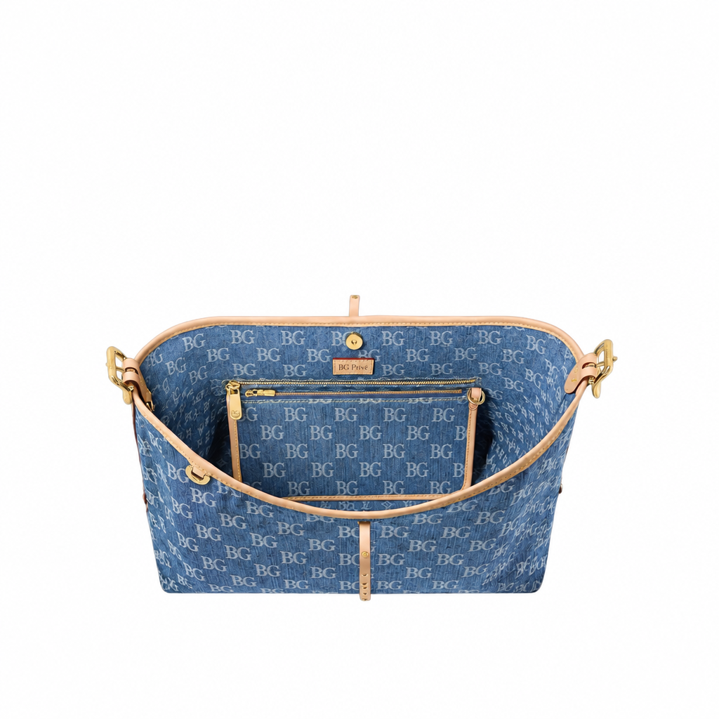 CarryAll MM in Monogram Denim Blue M46855