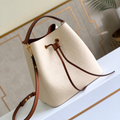 NeoNoe MM Cream Monogram Empreinte Bucket Bag