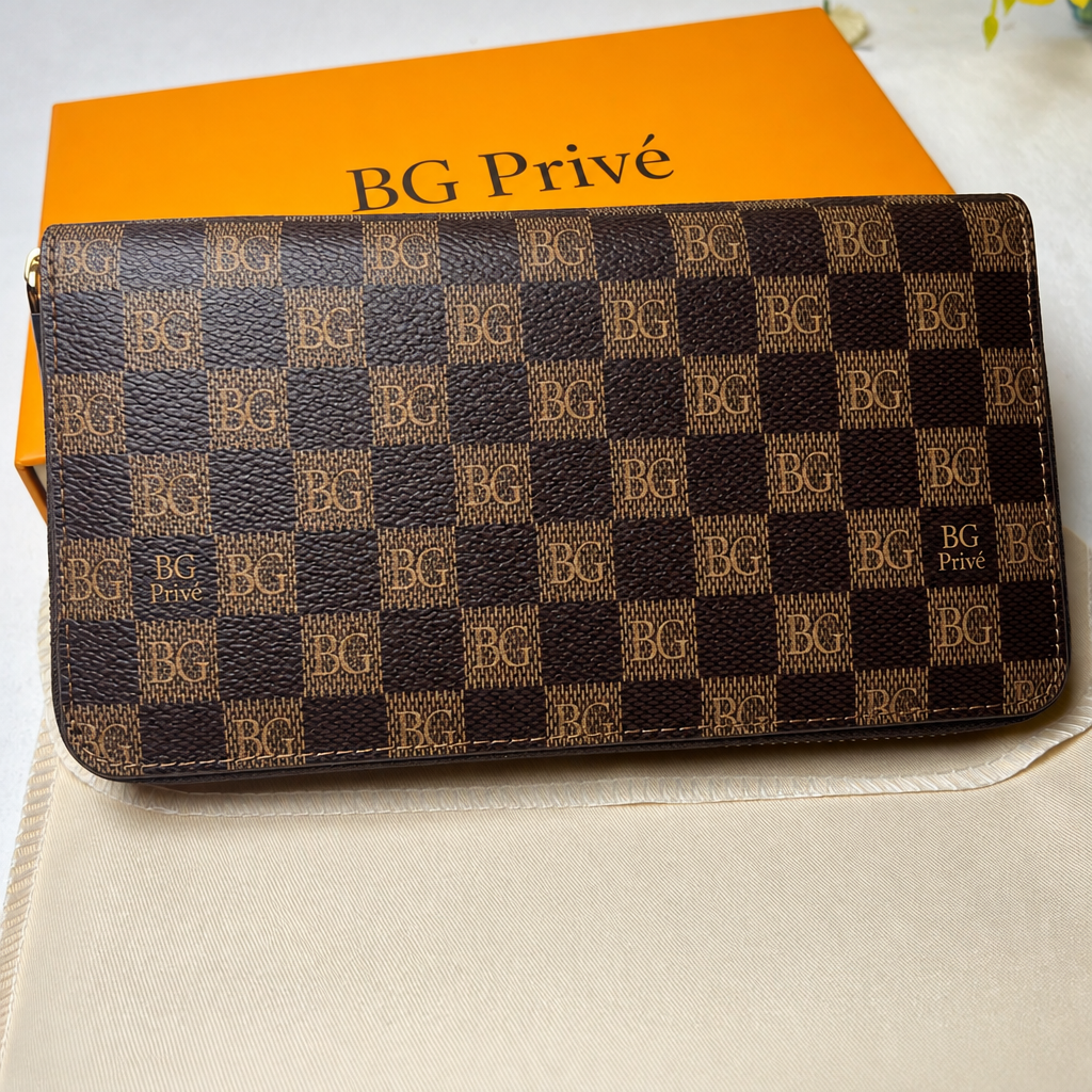 Zippy Wallet in Damier Ebene