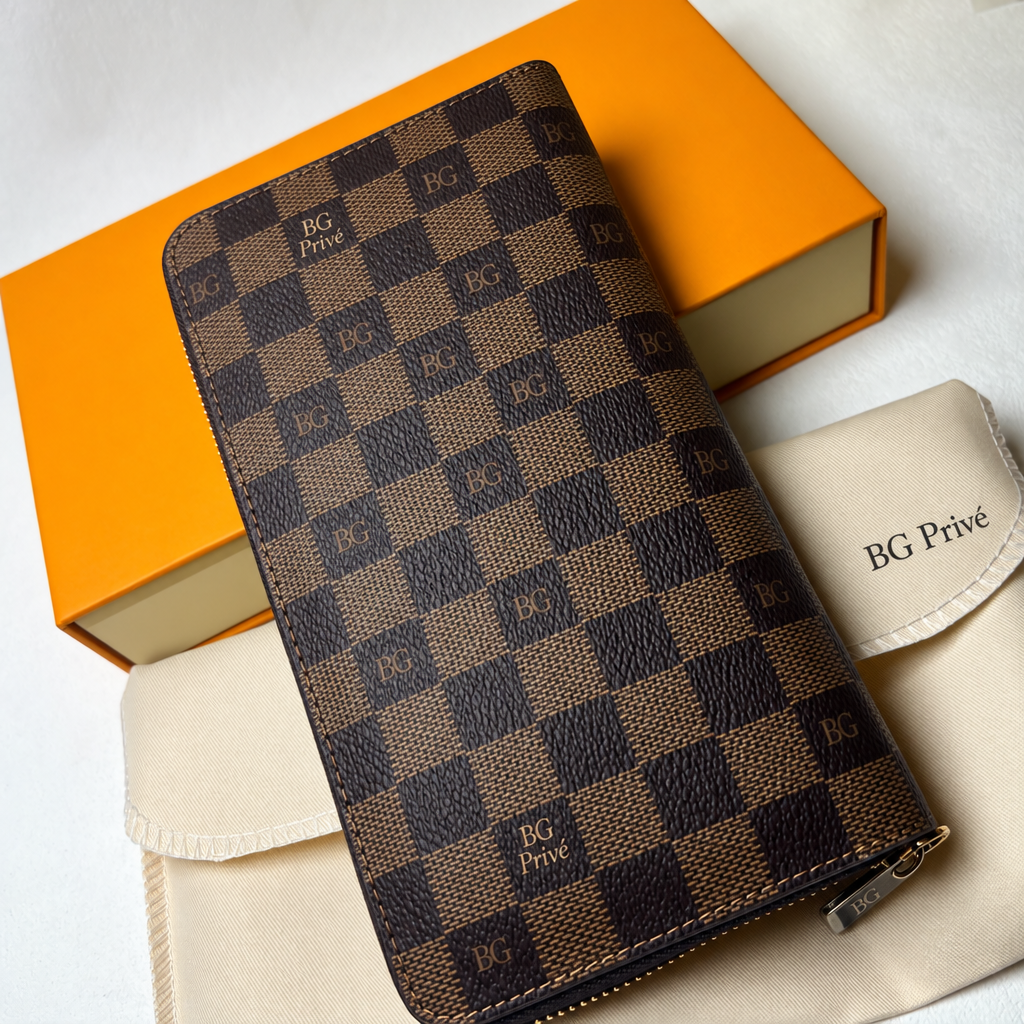 Zippy Wallet in Damier Ebene
