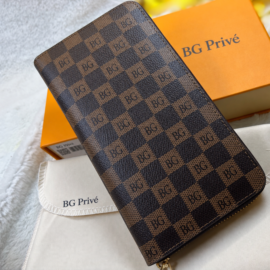 Zippy Wallet in Damier Ebene