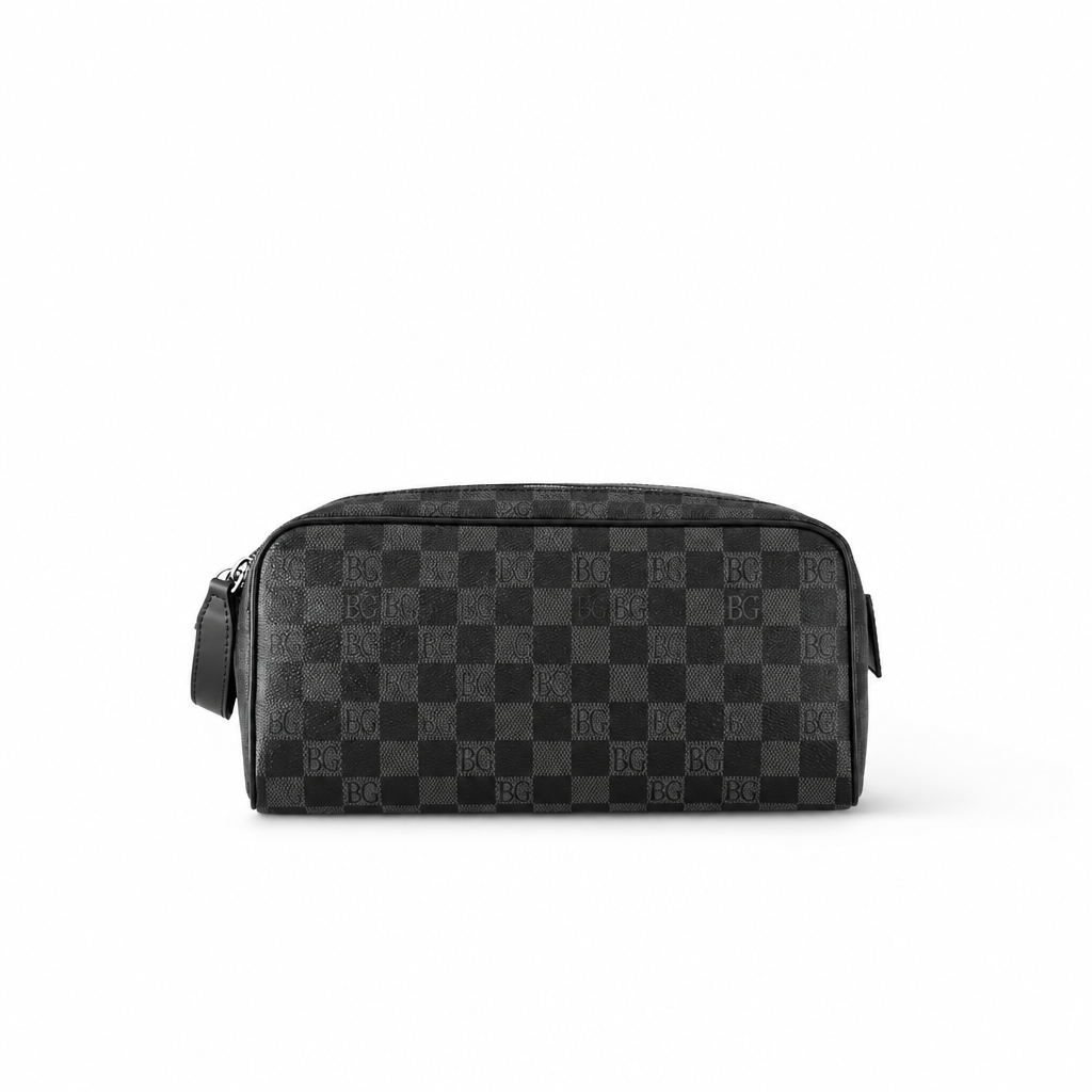 Toiletry Bag Dopp Kit Toilet Pouch Damier Graphite N40127