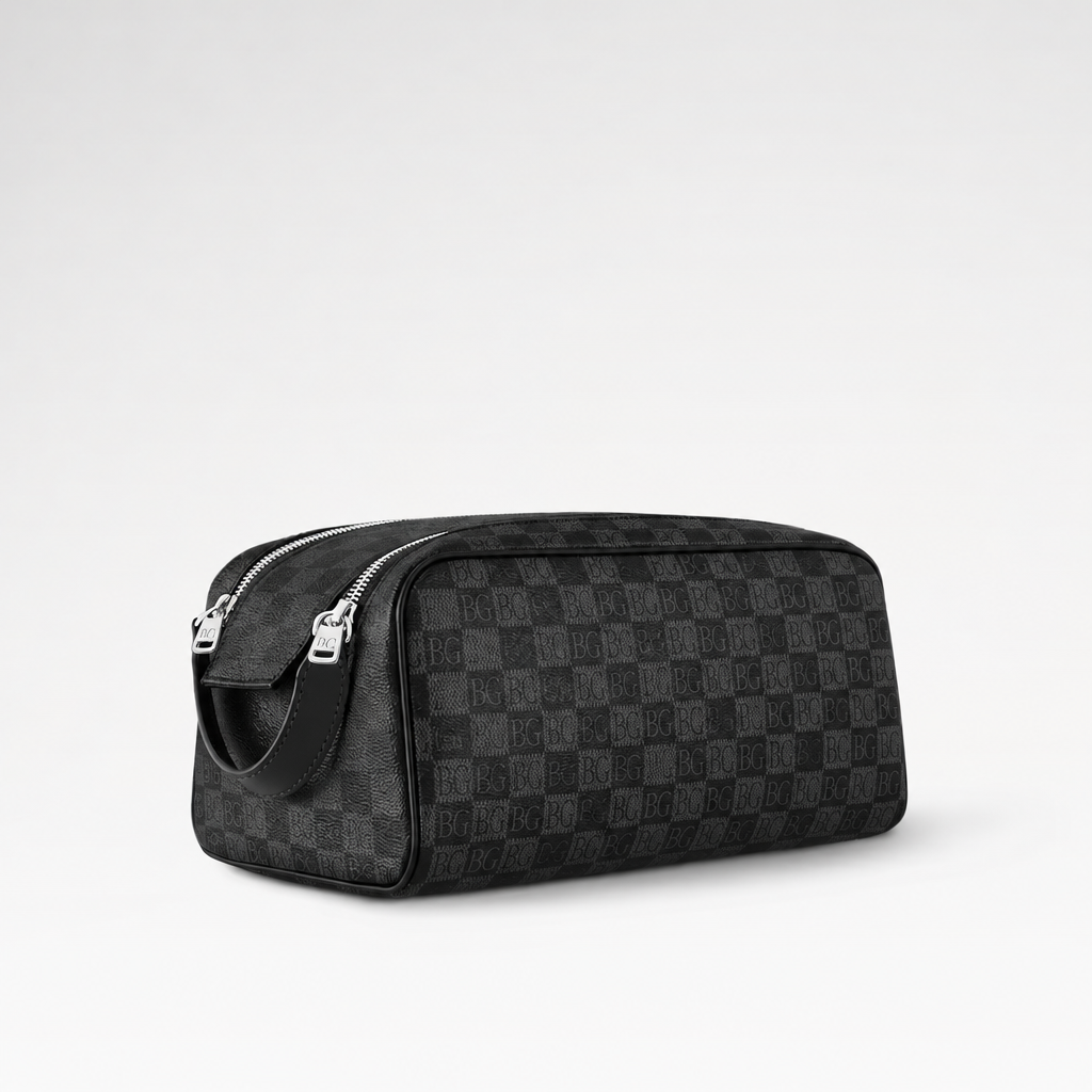 Toiletry Bag Dopp Kit Toilet Pouch Damier Graphite N40127