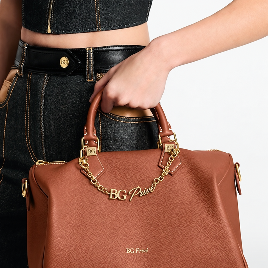 Script Chain Bag Charm