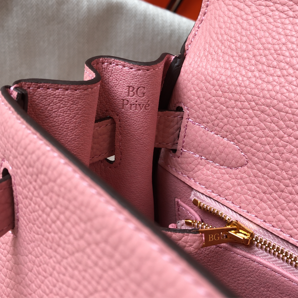 Kelly 28 Retourné-Style Bag in Light Pink