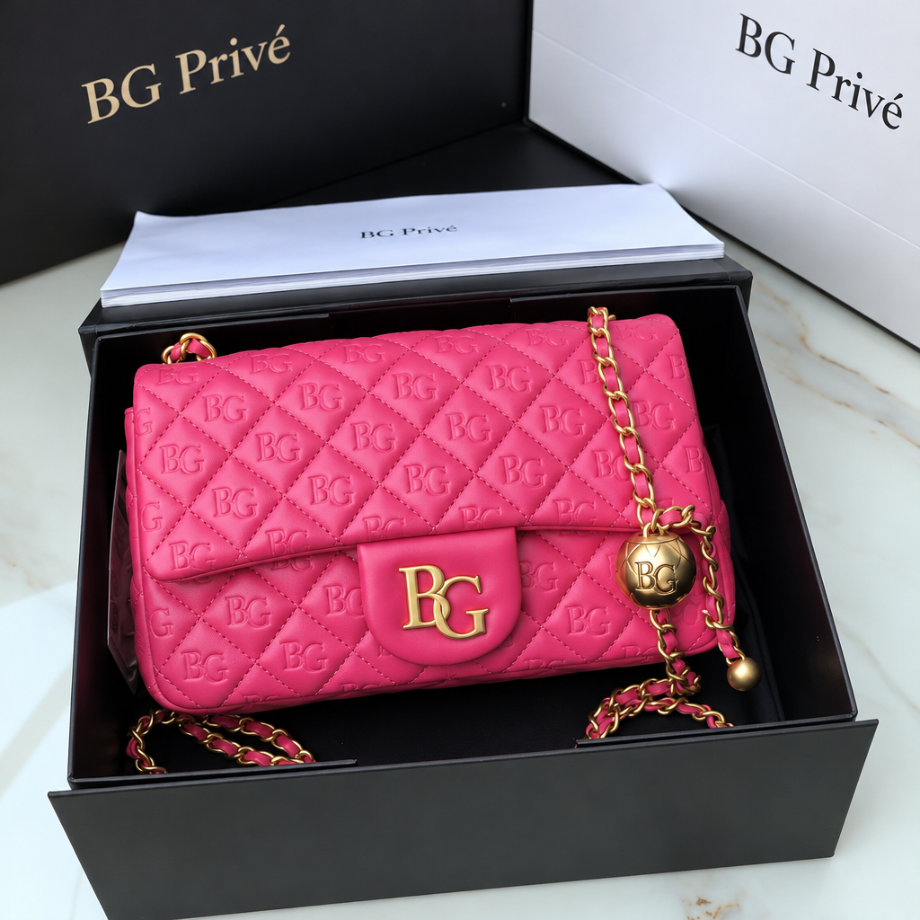 Mini Flap Bag AS1787 in Bright Pink Lambskin