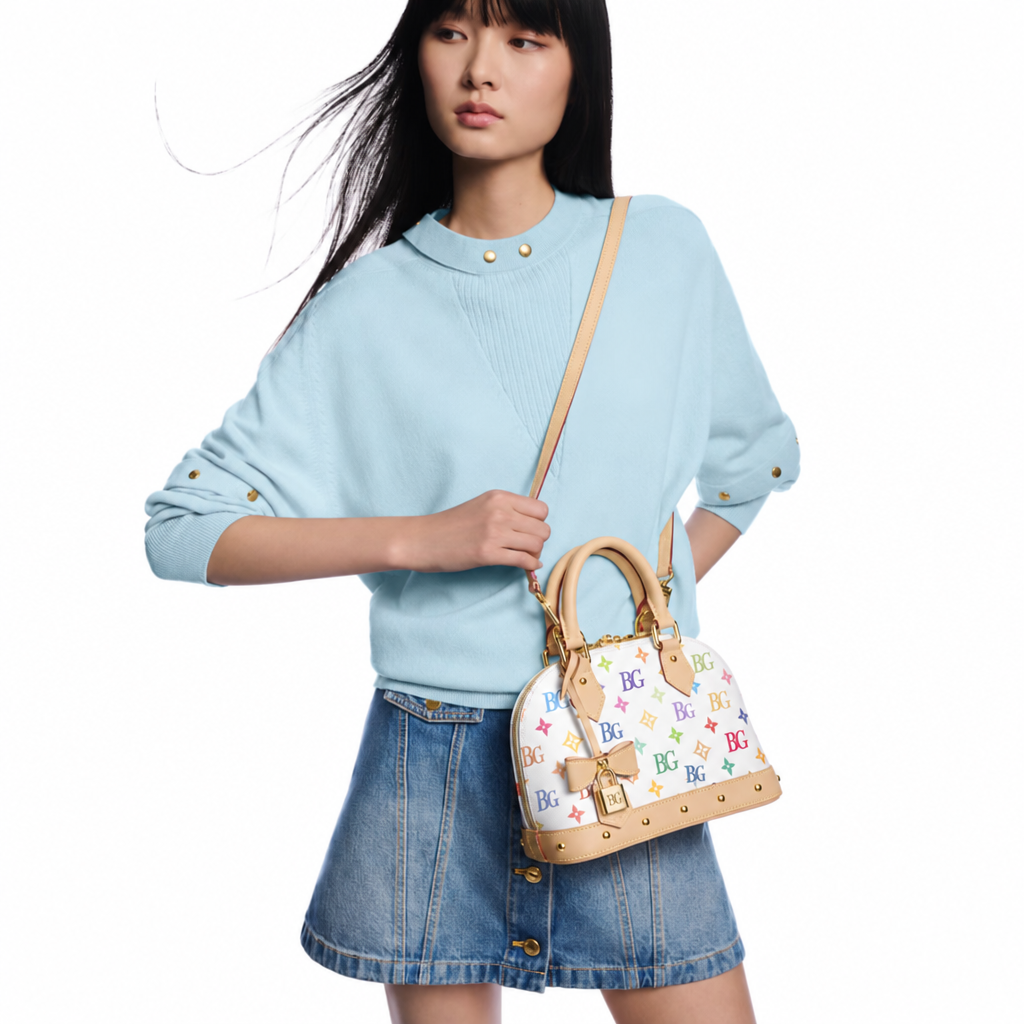 x TM Alma BB Multicolored Monogram Bag