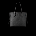 Neverfull MM Black Monogram Empreinte Leather Tote