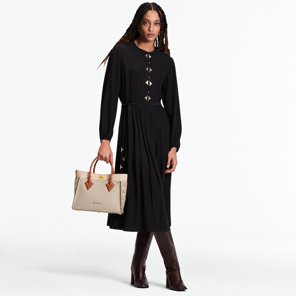 On My Side MM Tote Bag in Galet