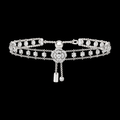 Camellia Choker in White Gold – Bouton de Camélia J12063
