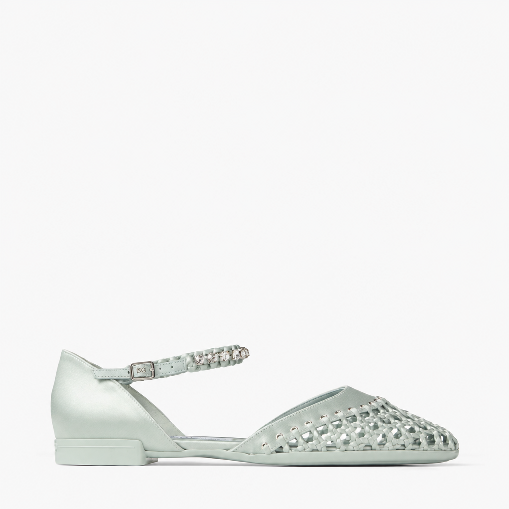 Dila Ballerina Light Green Women's Flats
