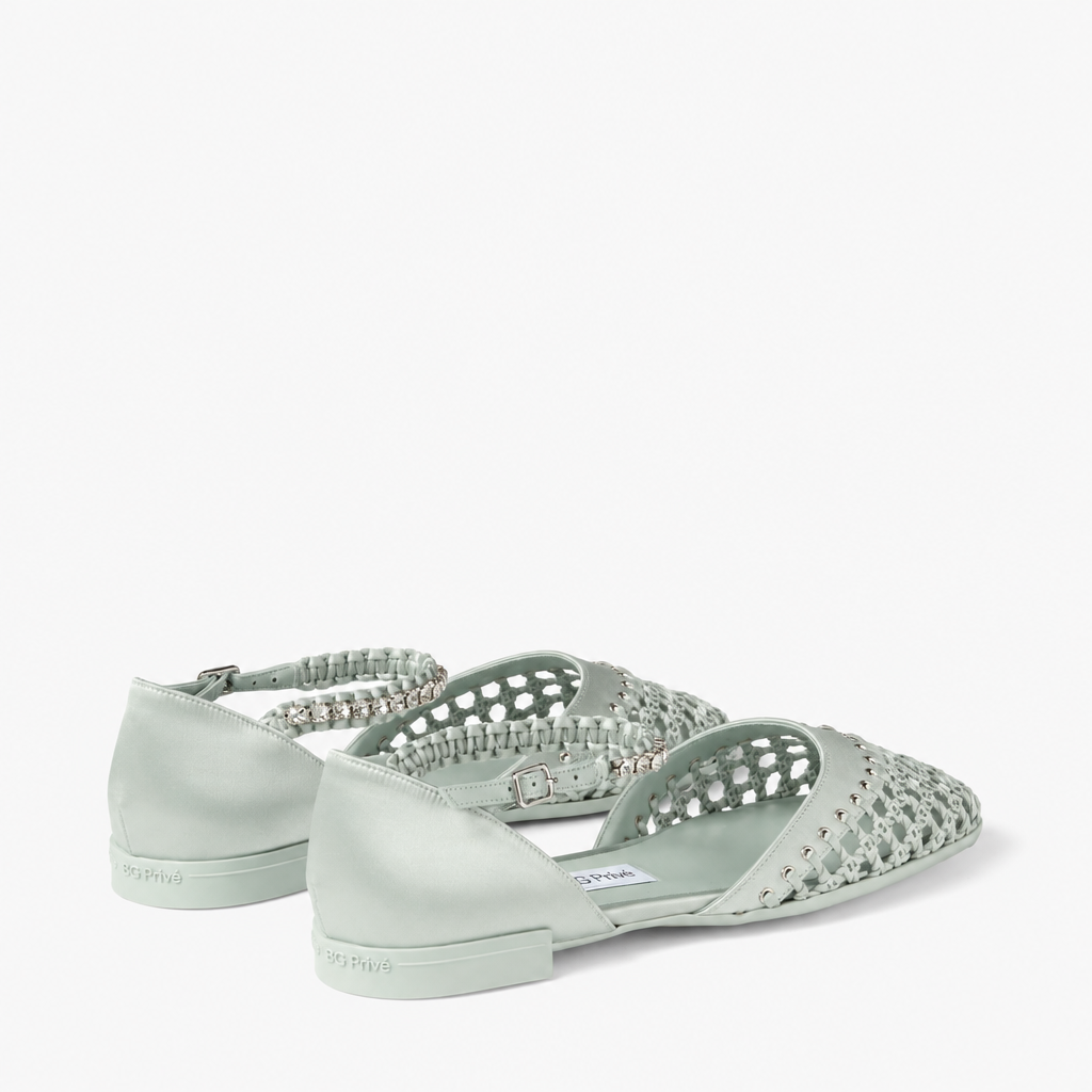 Dila Ballerina Light Green Women's Flats