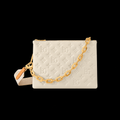 Coussin PM Shoulder Bag in Cream