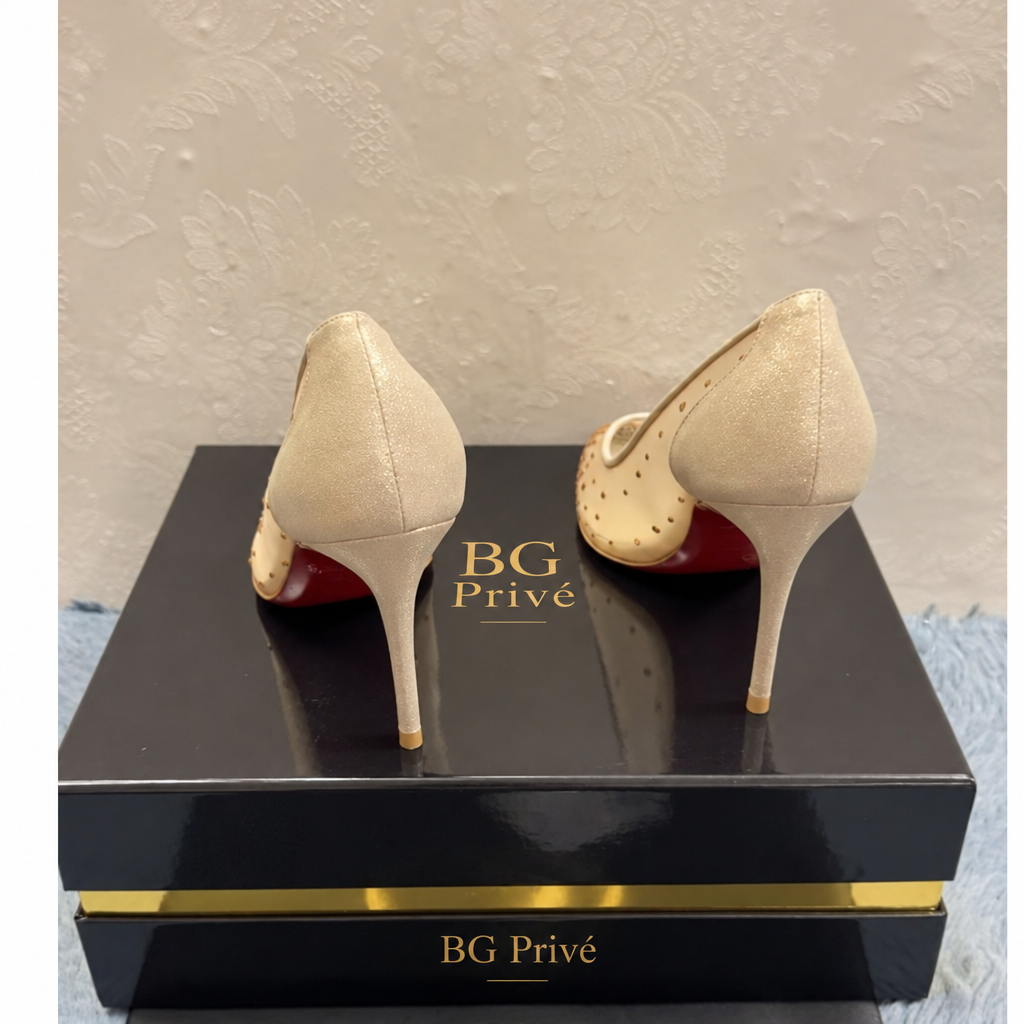 Christian Louboutin Follies Strass pumps - Light Silk 85 mm
