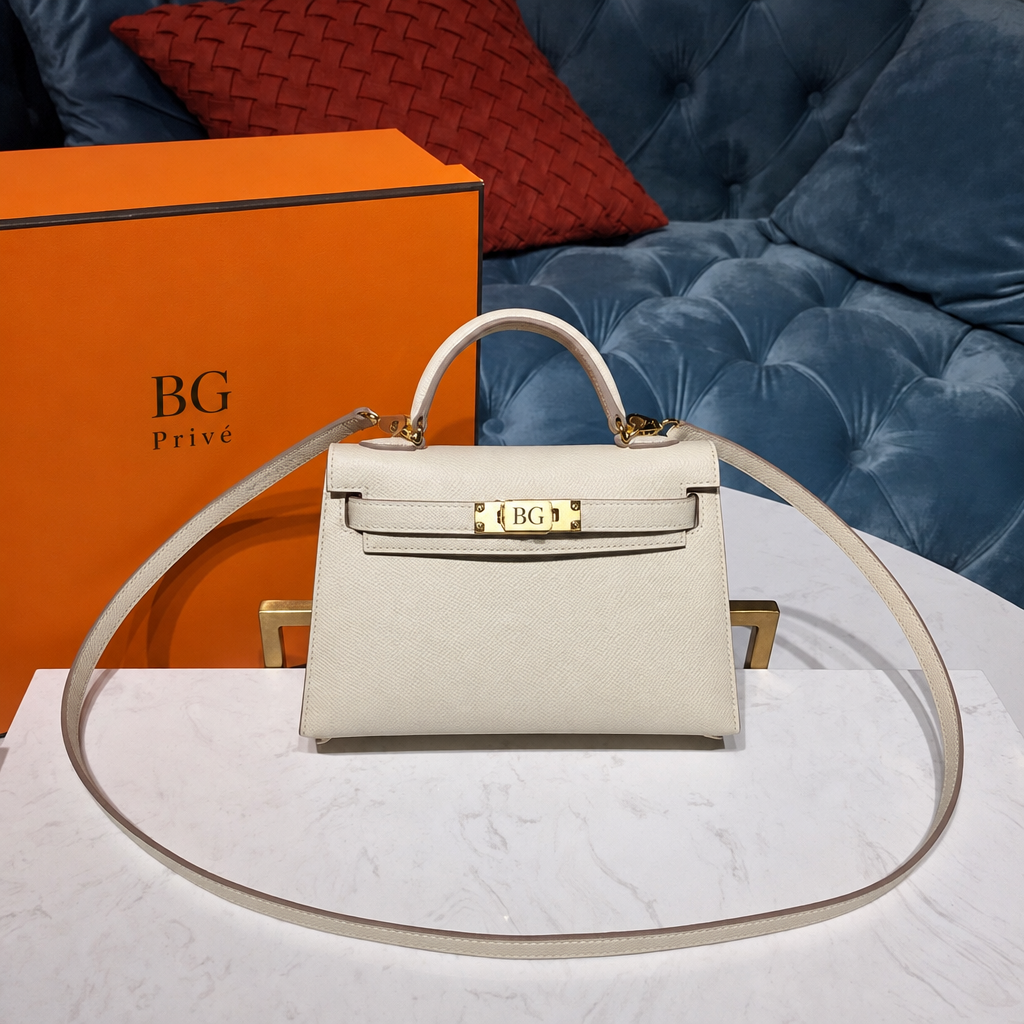 Mini Kelly 20 II Sellier Bag with Gold Hardware