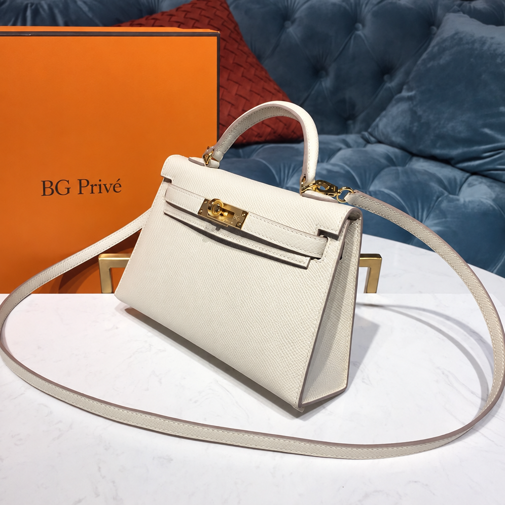 Mini Kelly 20 II Sellier Bag with Gold Hardware