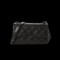 Small My Everything Flap Bag in Black Grained Calfskin