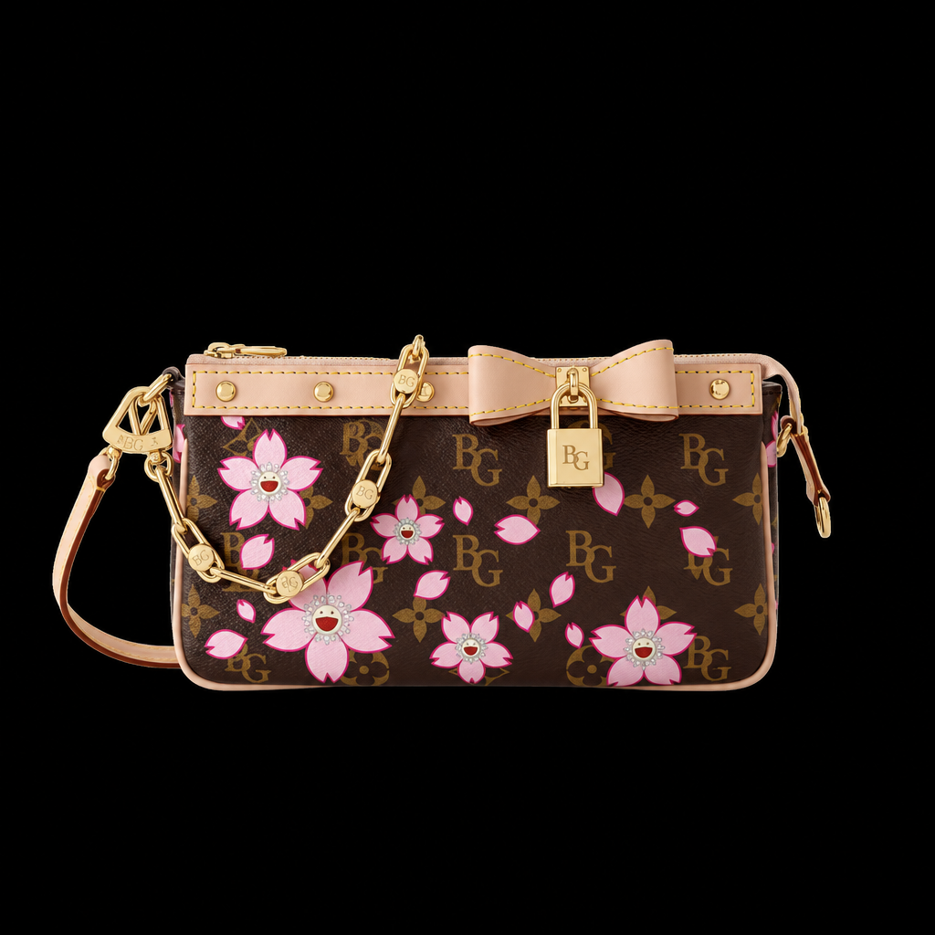 Pochette Accessoires x TM Sakura Brown