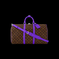 Keepall 50 Bandoulière Colormania in Violet Foncé M46775