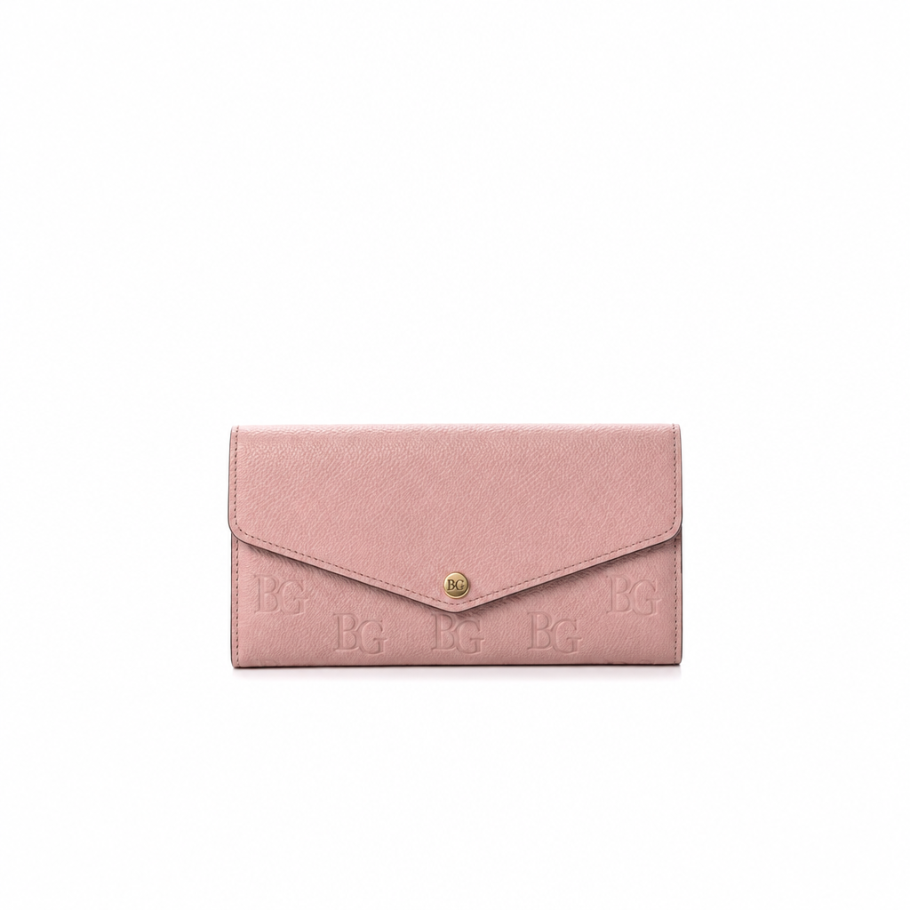 Sarah Wallet NM in Monogram Empreinte Rose Ballerine