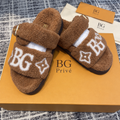 Paseo Flat Comfort Mule in Nude Shearling