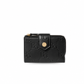 Microguccissima Zip-Around Small Wallet in Black