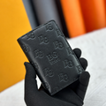 Pocket Organizer in Black Monogram Shadow Calf Leather