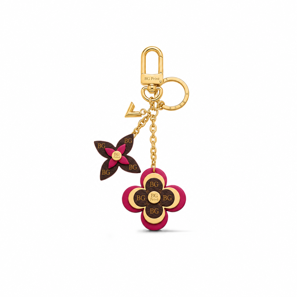 Blooming Flowers Charm and Key Holder M63084