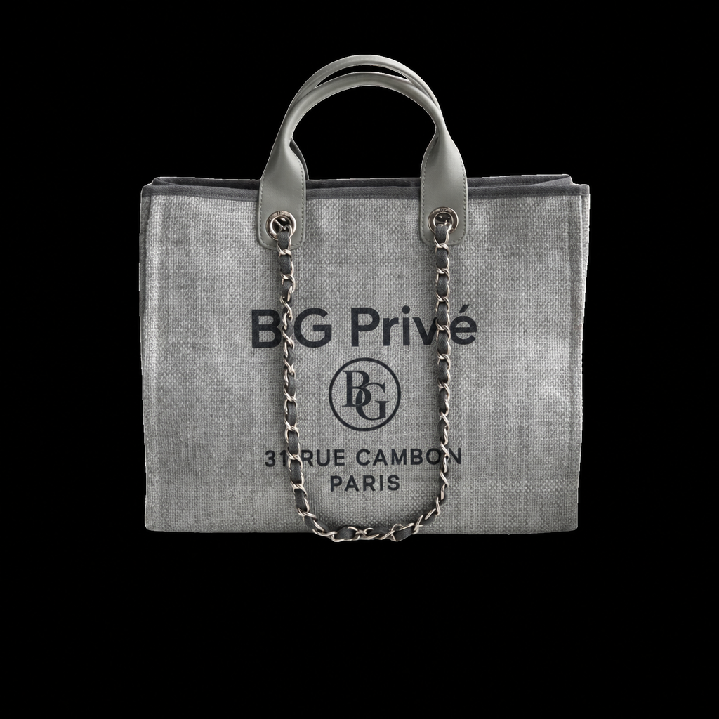 Deauville Tote Small Grey Shopping Bag AS3257