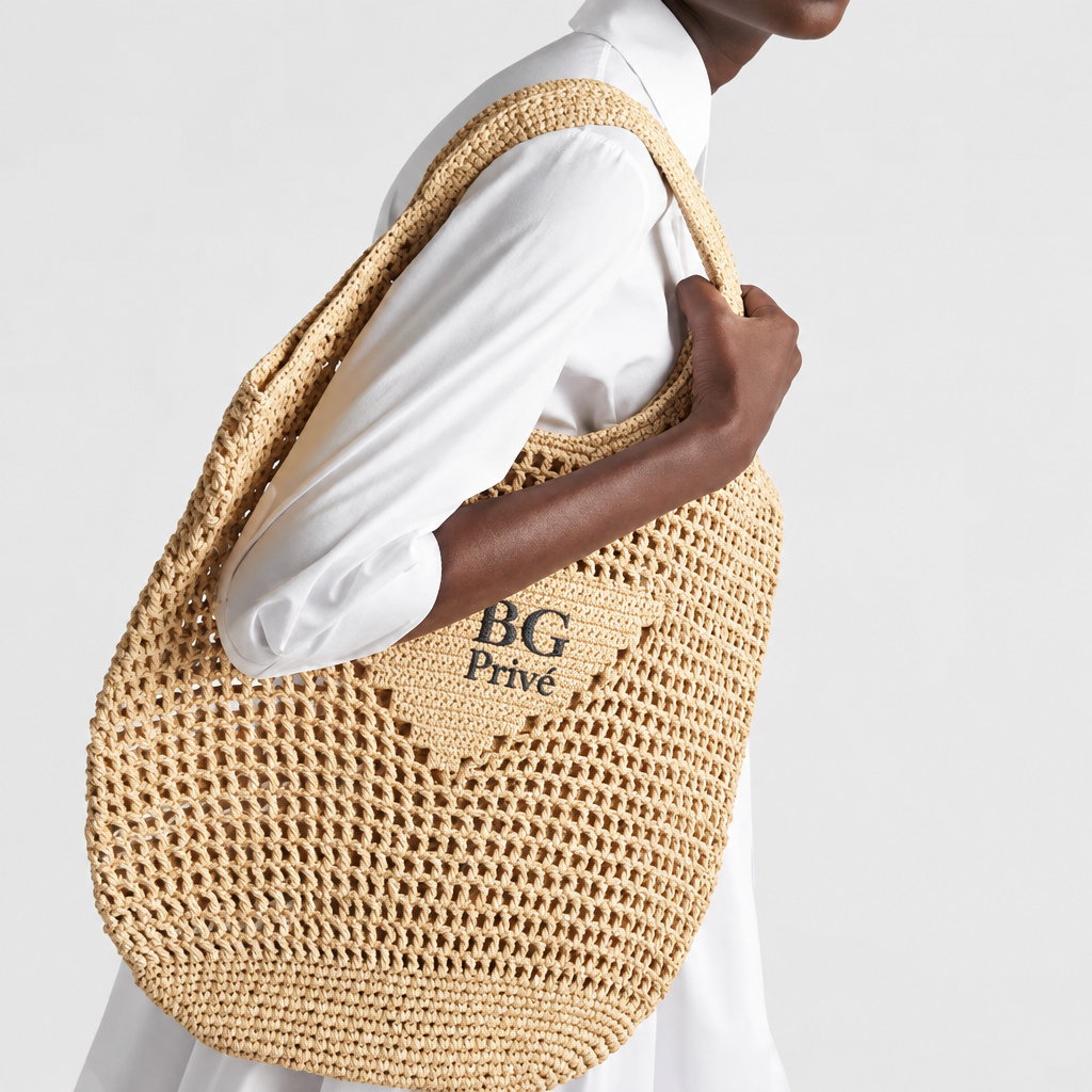 Raffia Tote Bag Natural 1BG424
