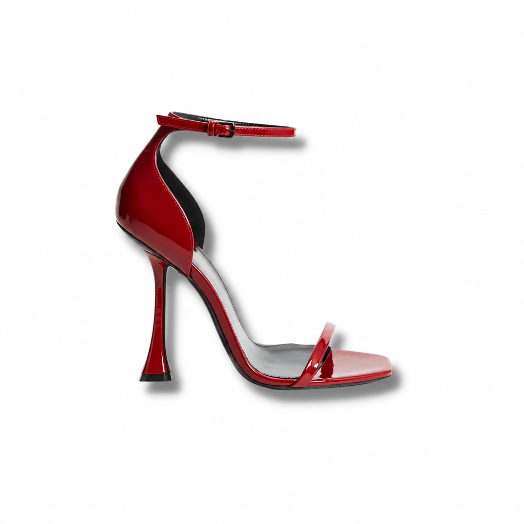 Opyum 110 Patent Leather Sandals in Red