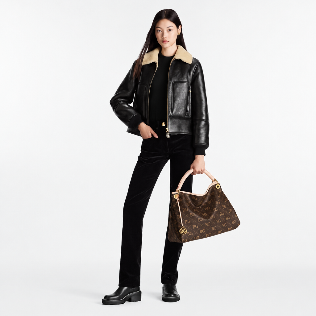 Artsy MM Monogram Hobo Tote