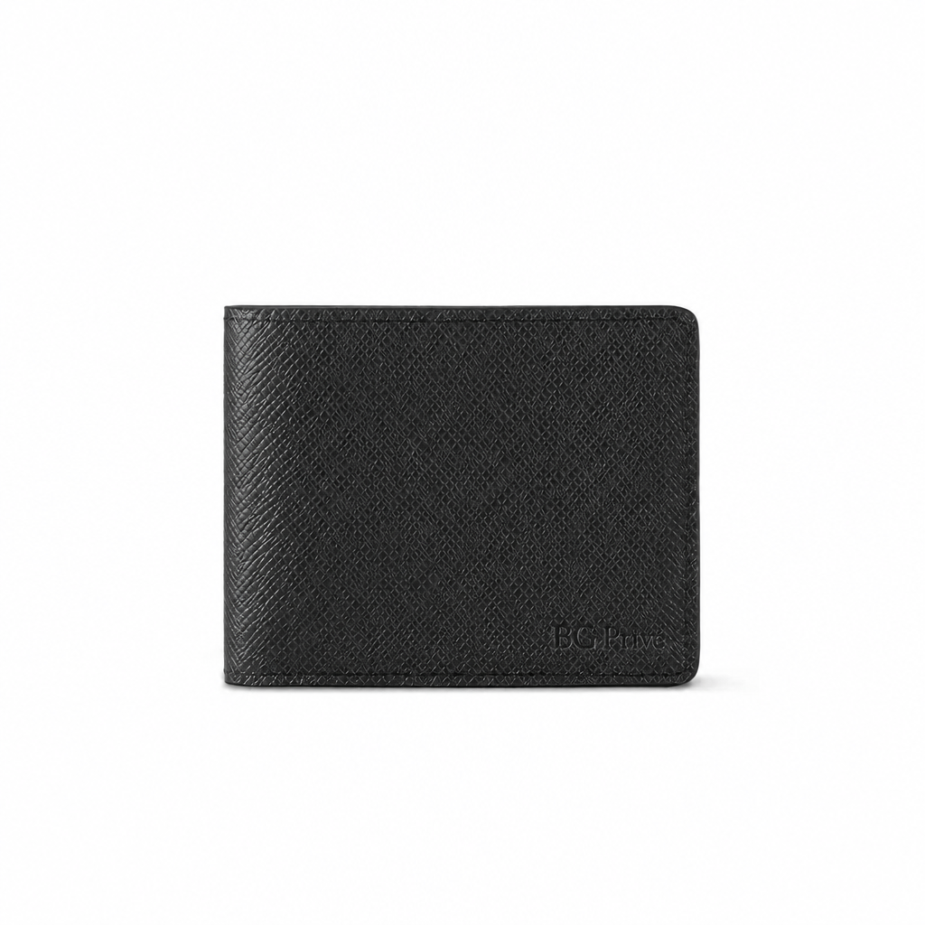 Slender Wallet in Black Taïga Leather M30539