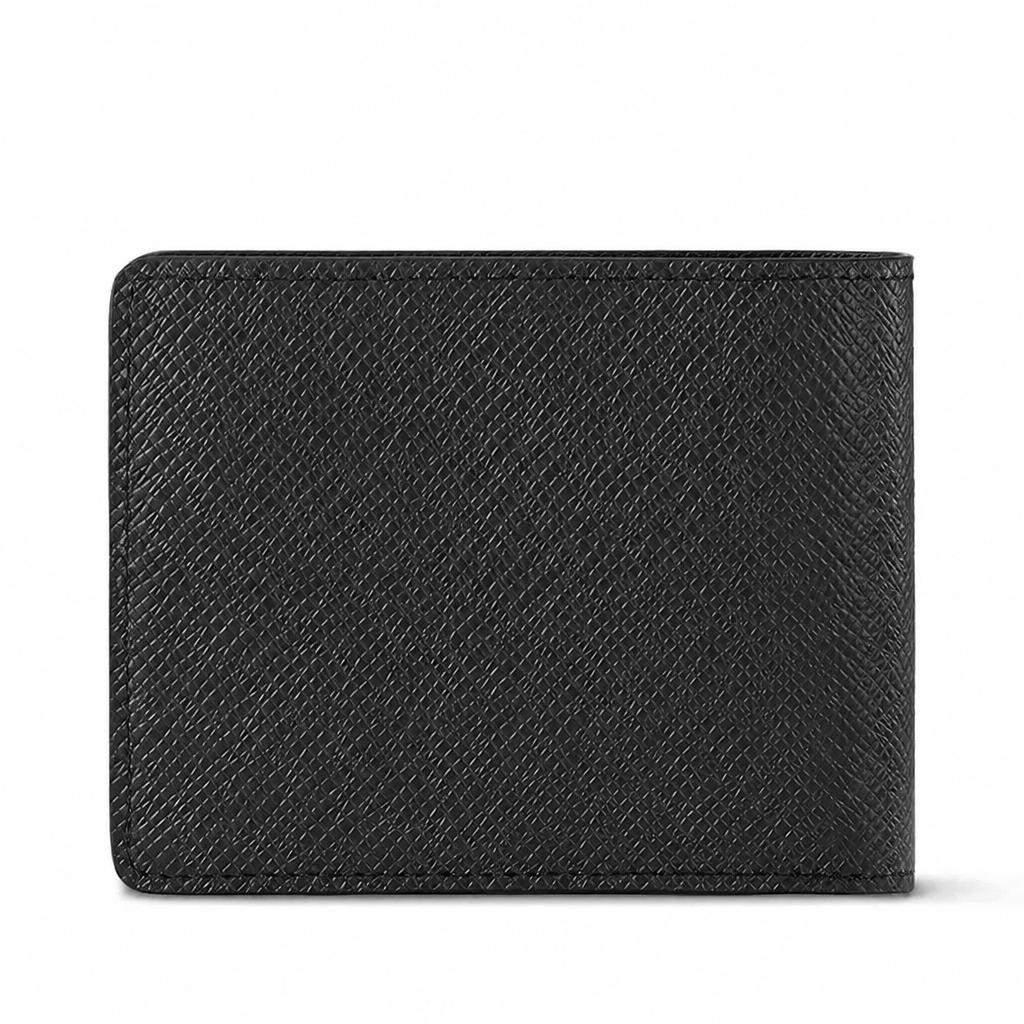 Slender Wallet in Black Taïga Leather M30539