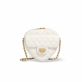 Heart Bag in White Lambskin, AS3191