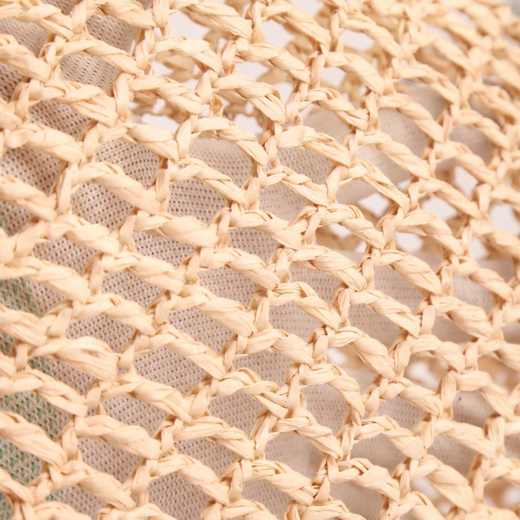 Raffia Tote Bag Natural Beige 1BG424