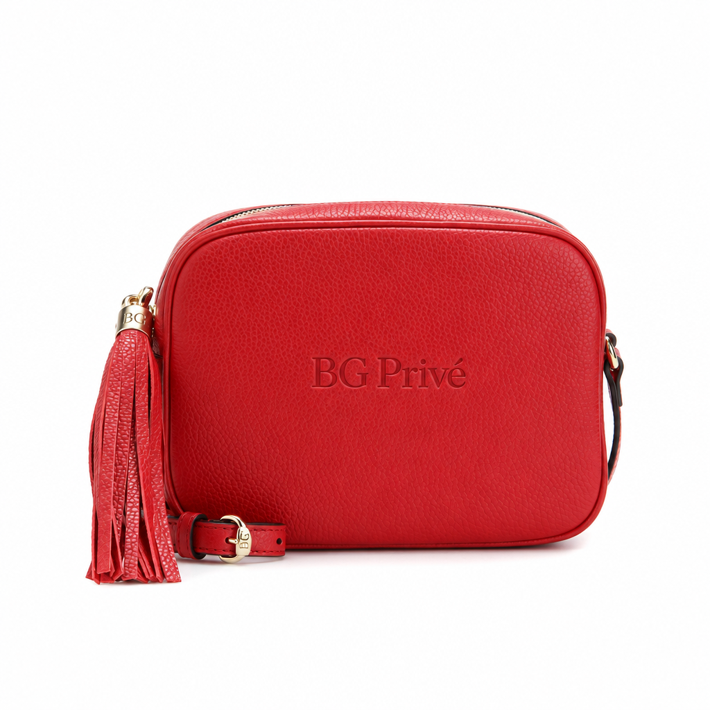 Soho Disco Small Red Leather Crossbody Bag