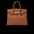 Birkin 30 Handbag in Warm Tan with Gold-Tone Hardware