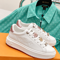 Time Out Sneaker in White and Pink