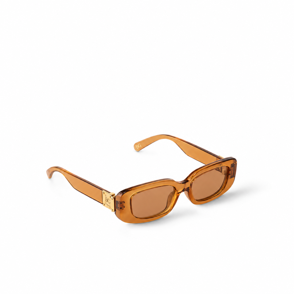 S-Lock Cat Eye Sunglasses in Amber