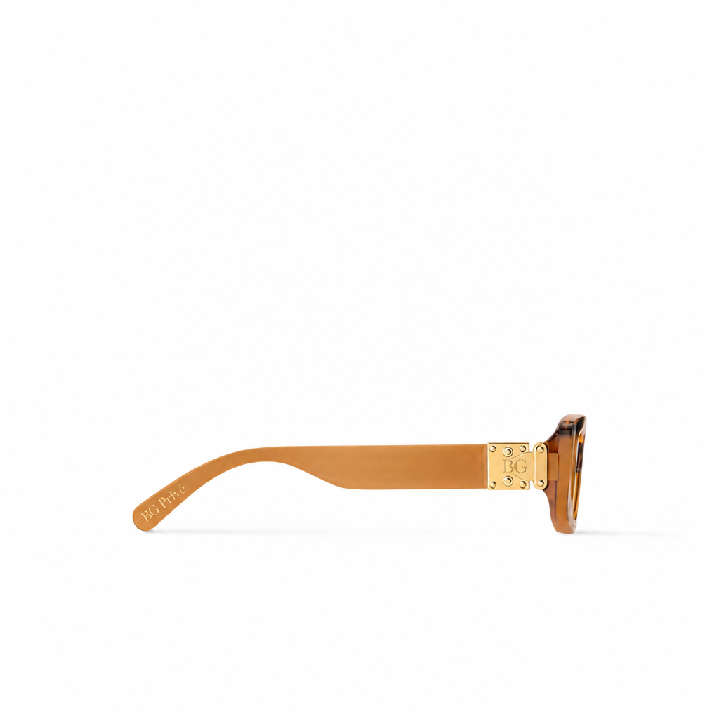 S-Lock Cat Eye Sunglasses in Amber