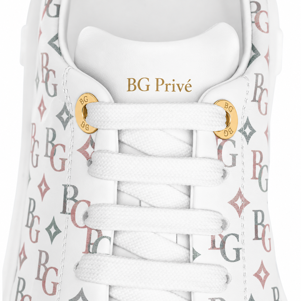Time Out Sneaker in White Calfskin