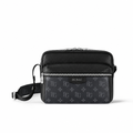 Outdoor Messenger Bag in Black Taigarama M30233